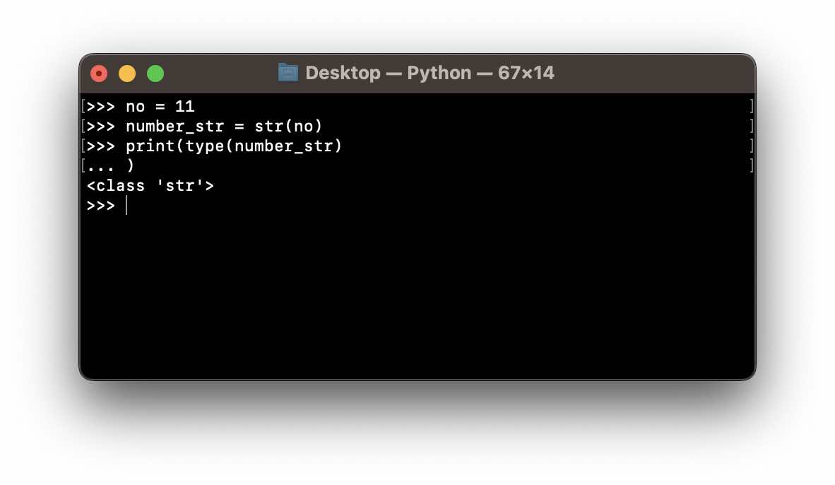 How to convert an int to a string in Python